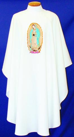 Our Lady Guadalupe Chasuble Beau Veste Ample Cut Wrinkle free
